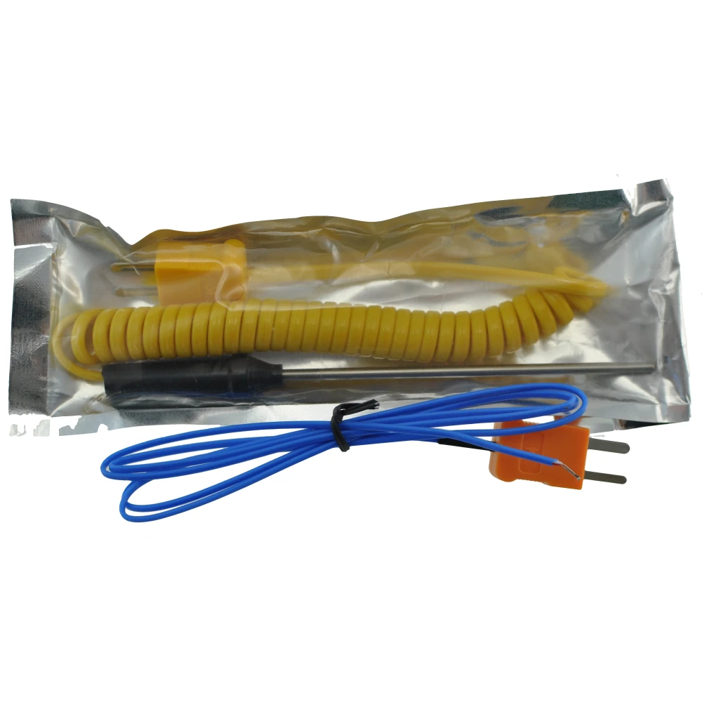 Kit de cabos de teste para multímetro e sondas de temperatura Amass