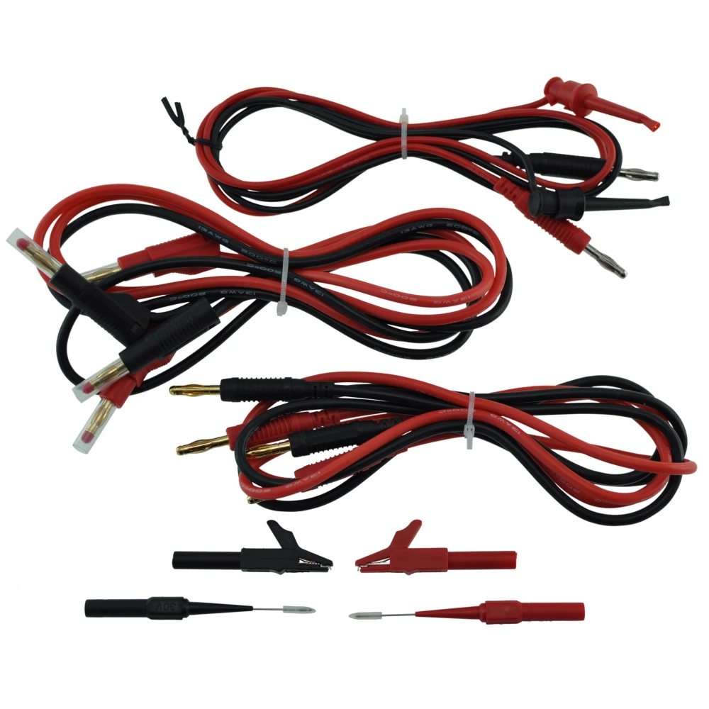 Kit de Cabos de Teste para Fonte de Alimentação - Laboratório Amass