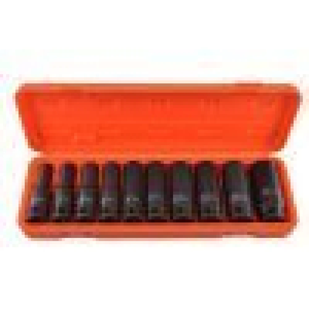 Set de 10 chaves de impacto longas 1/2 10-24mm TSX TOOL para oficina