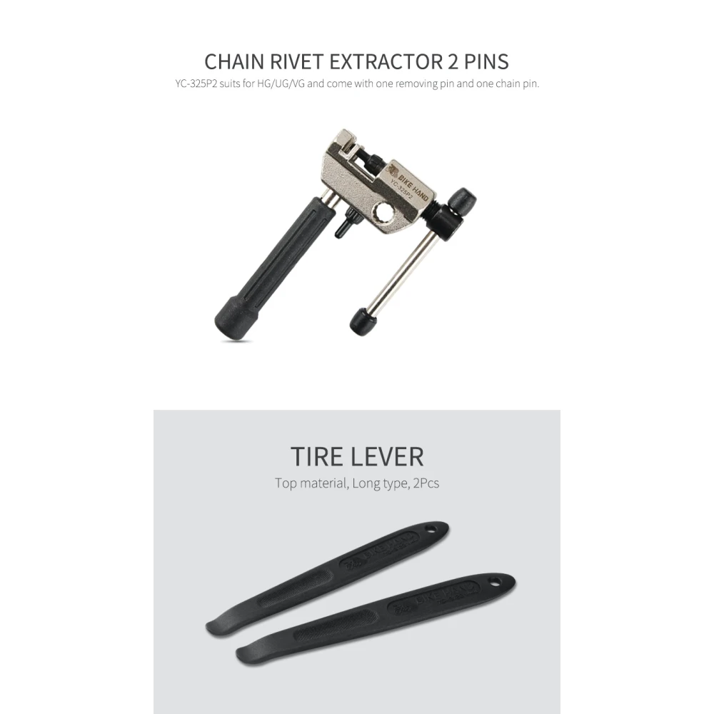 Kit de ferramentas para bicicleta 18 em 1 Bikehand