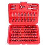 Set de pontas para aparafusadora magnético 100 peças TSX TOOL - Kit Hex e Torx