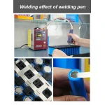 Soldadora por pontos Sunkko 737DH para montagem de baterias 18650 14500 21700