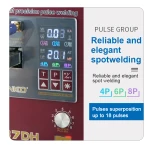 Soldadora por pontos Sunkko 737DH para montagem de baterias 18650 14500 21700