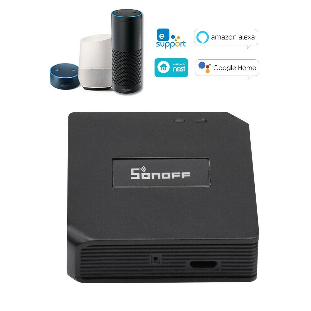 Sonoff RF Bridge 433MHz WiFi Inalámbrico Compatível com Alexa e Google Home