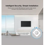 Vista lateral del sensor de movimiento inalámbrico SONOFF SNZB-03 ZigBee