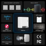 SONOFF ZBMINI ZigBee Interruptor Inteligente Mini para Controlo de Luz 2 Vias