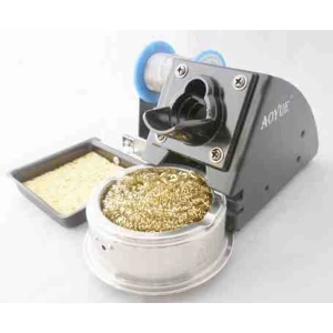Suporte de soldador Aoyue 2663 com limpador de pontas e suporte para bobina
