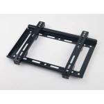 Soporte TV pared fijo negro metalizado para pantallas hasta 25 kg