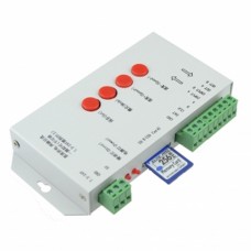 T-1000S controlador DMX512 programável para diodo emissor de luz RGB com cartão de memória WS2811 WS2801 LPD8806 LP LED LIGHTS  26.00 euro - satkit