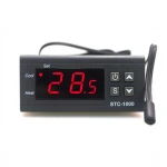Termostato digital 220V STC-1000 com controlo de frio e calor para incubadoras e aquários