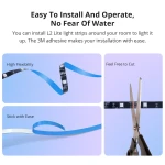 Fita LED inteligente WiFi SONOFF L2 Lite 5 metros com comando e app