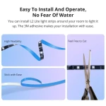 Fita LED inteligente WiFi SONOFF L2 Lite 5 metros com comando e app