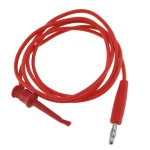 Tl22080 Cabo de teste com gancho e banana 1 metro 16AWG vermelho Satkit
