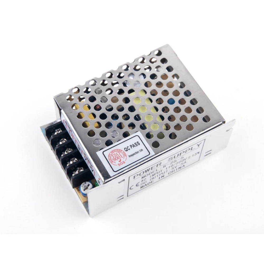 Transformador metálico 25W para alimentación electrónica 5V 5A