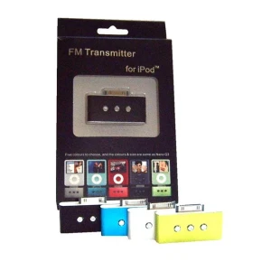 Transmissor FM sem fios para iPod preto - Satkit