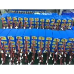 Tubo termorretrátil PVC para pack de baterias 1m x 280mm x 0.15mm azul