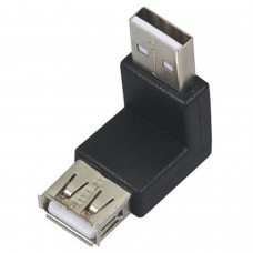 Adaptador USB macho para USB Fêmea angulo 90º ADAPTERS  1.00 euro - satkit