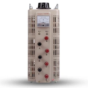 Variac trifásico 3KVA 12A 0-430V - transformador de saída variável CA