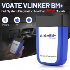 Vgate vLinker BM+ Bluetooth 4.0 ELM327/ELM329 OBD2 Scanner de diagnóstico para BMW/MINI compatível com iOS & Android