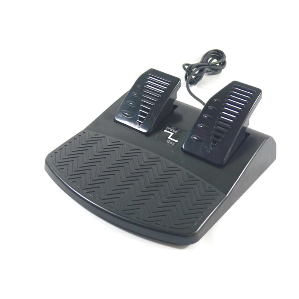 Volante de corridas com mudanças e pedais para PS3, PS2 e PC