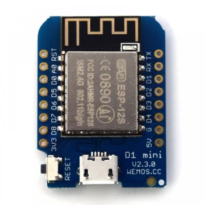 Wemos D1 Mini Nodemcu WiFi ESP8266 - Placa de Desenvolvimento IoT Arduino ESP8266