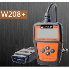 W280+ Leitor De Código Obd2 Westsky Testador De Diagnóstico De Motos E Automóveis 