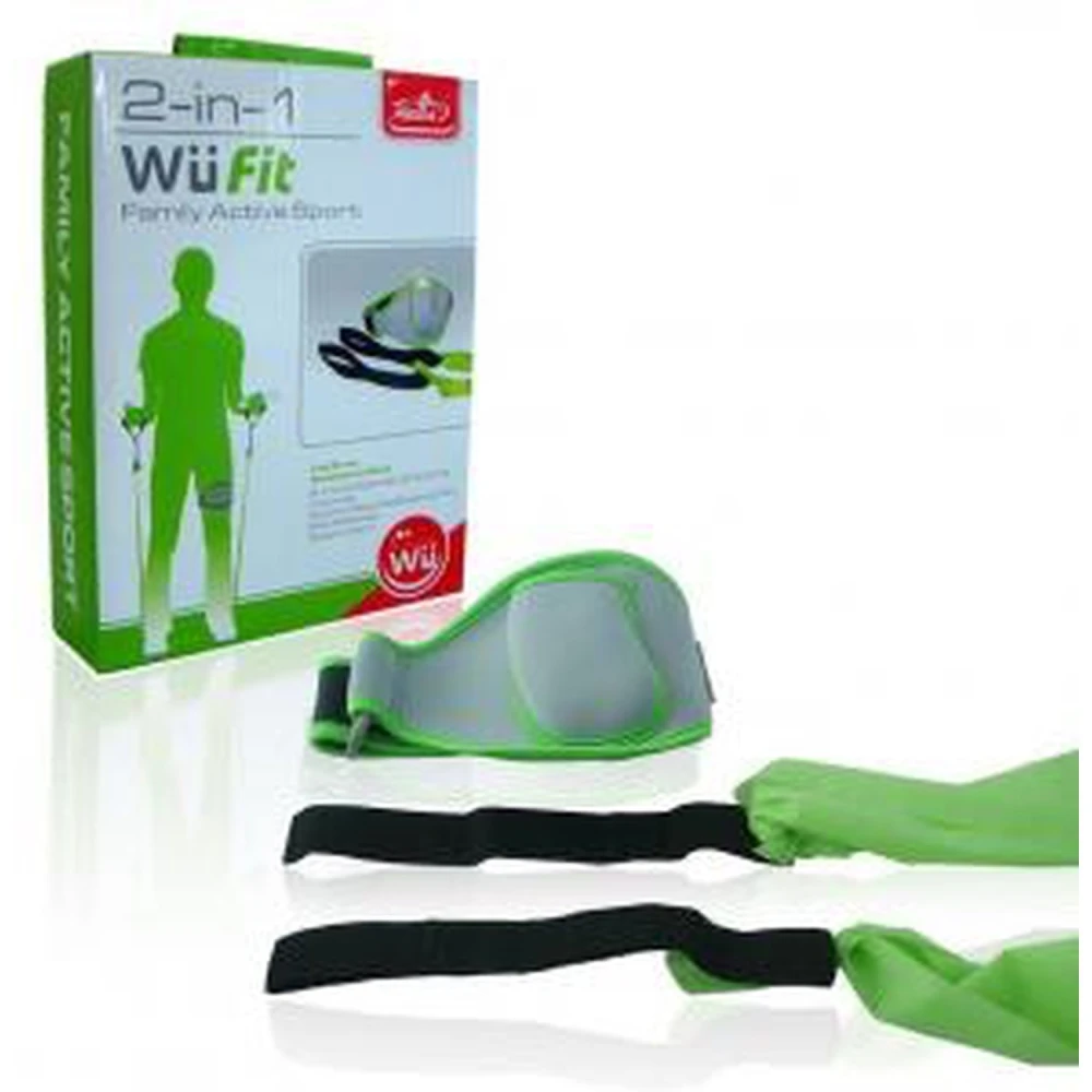 Wii 2 em 1 Active Sports Pack - conjunto de acessórios fitness para Wii