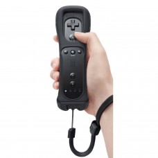 Comando à distância Wii com Wii Motion Plus incorporado [COMPATÍVEL] Preto