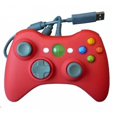 Controle Com Fio Xbox 360 *Compatível* Vermelho