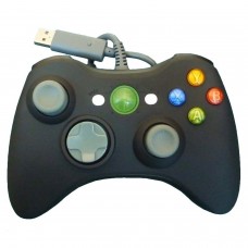Controle Com Fio Xbox 360 *Compatível* Preto