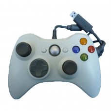 Controle Com Fio Xbox 360 *Compatível* Branco